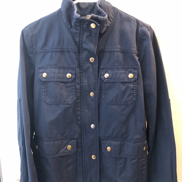 JCREW Downtown Field Jacket Size S - Navy - Picture 3 of 3